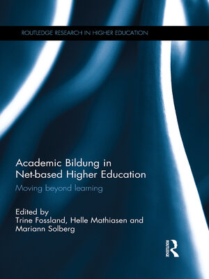 cover image of Academic Bildung in Net-based Higher Education